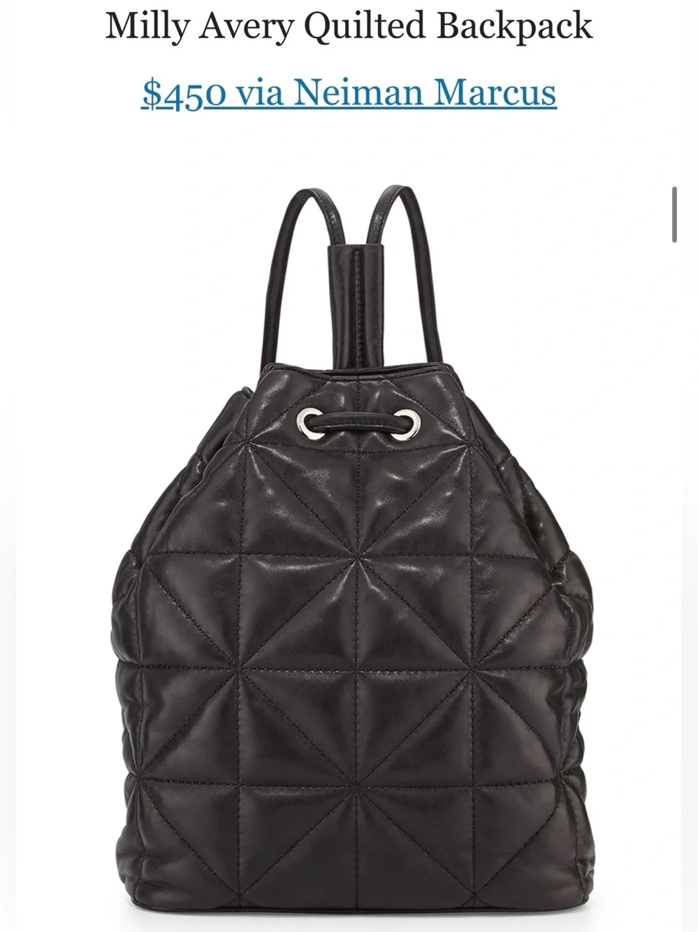 Milly quilted leather